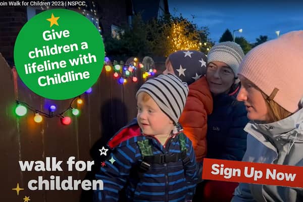 Childline's Walk for Children fundraiser takes place on December 22 and people are encouraged to sign up.