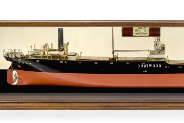 The model of the SS Chatwood.