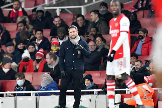 Sunderland head coach Lee Johnson.