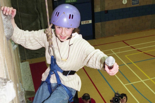 Susan Mews was asked to tackle a couple of challenges at Crowtree Leisure Centre by a film crew in 1995 - and found herself being considered as a possible TV presenter. Remember this?