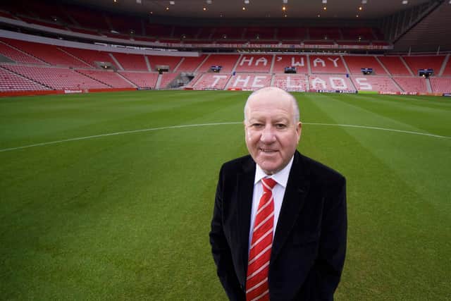 Sir Bob Murray at the Stadium of Light which became Sunderland AFC's new home in 1997.