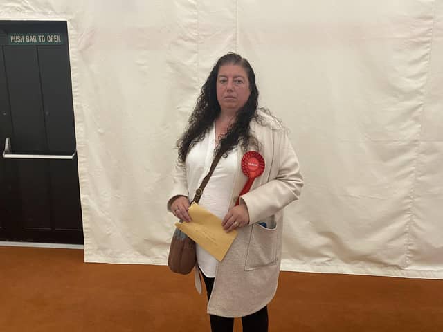 Cllr Tracy Dodds has been reelected.