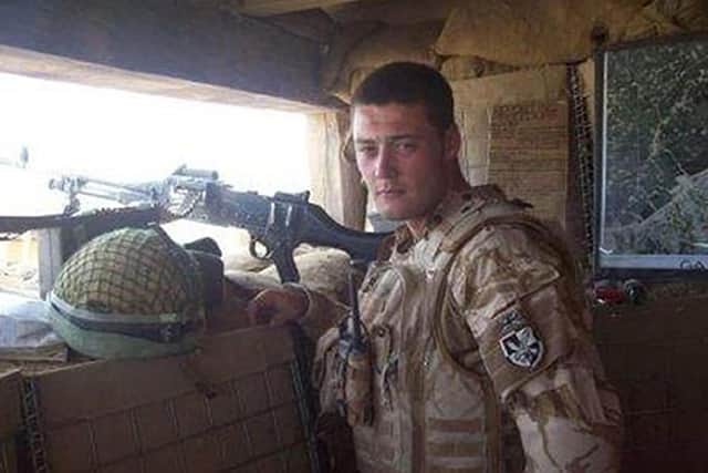 Private Nathan Cuthbertson, of 2nd Battalion, the Parachute Regiment, who was killed in Afghanistan in 2008.  Pt Cuthbertson's parents, Tom and Carla Cuthbertson, the co-founders of Brothers in Arms, have both been awarded an MBE: Picture: PA.