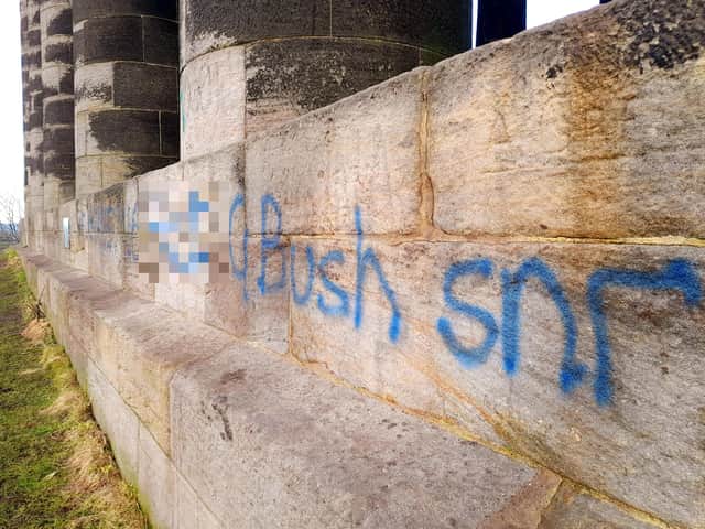 The vandalism is thought to have been carried out over the weekend of January 21.