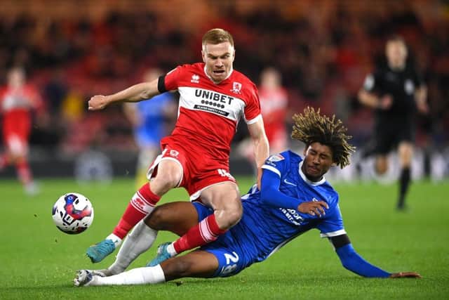 Former Middlesbrough player Duncan Watmore in action. (Photo by Stu Forster/Getty Images).