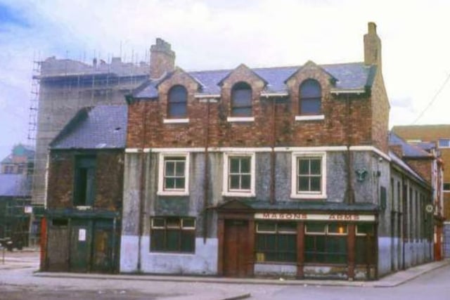 Here is the Masons Arms in Dunning Street. What memories does this 1967 image bring back? Photo: Ron Lawson.