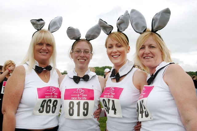 All set to run in the 2005 Race For Life.