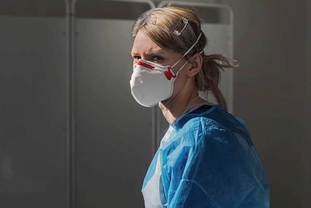 Johanna's photo of a nurse during the pandemic which went viral