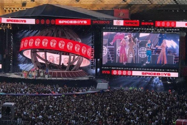 The Spice Girls were the last act to take to the stage at the Stadium of Light in 2019. Five may have become four for the Spice World tour, with Victoria Beckham choosing not to take part, but there was still plenty of Girl Power as they took fans on a trip down memory lane.