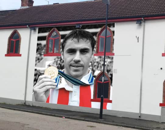 An impression of how the finished mural will look