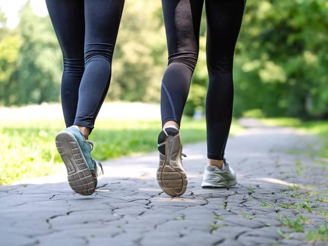 A brisk walk around the park can have a big impact on your physical and mental health. Photo by Adobe Stock #216115889