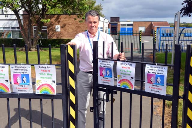 Seaburn Dene Primary School headteacher John Howe is "hopeful" of a return to normal schooling.