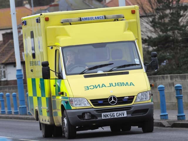 The North East Ambulance Service took the man to James Cook Hospital.