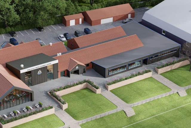 What Newcastle United's expanded training ground will look like.