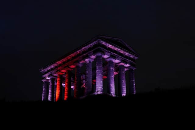 Penshaw Monument is one of the Sunderland landmarks that will be lit up to show support for England.