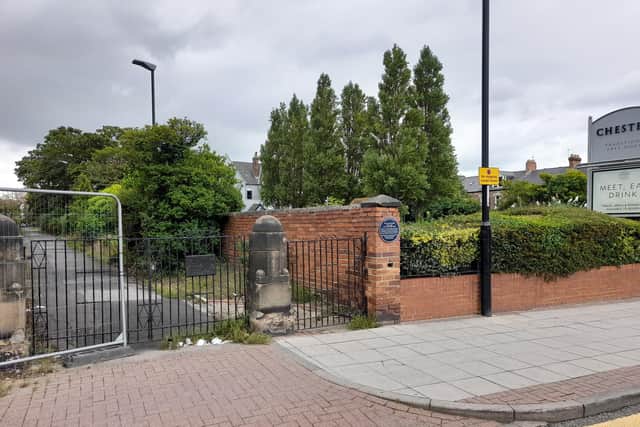 The Chester Road entrance to Croft Avenue, where Ida and Louise Cook lived. Sunderland Echo image.
