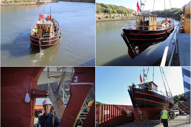 The fantastic restoration of the Sunderland Maritime Heritage ship Willdora which has been carried out by Liebherr in Sunderland.
