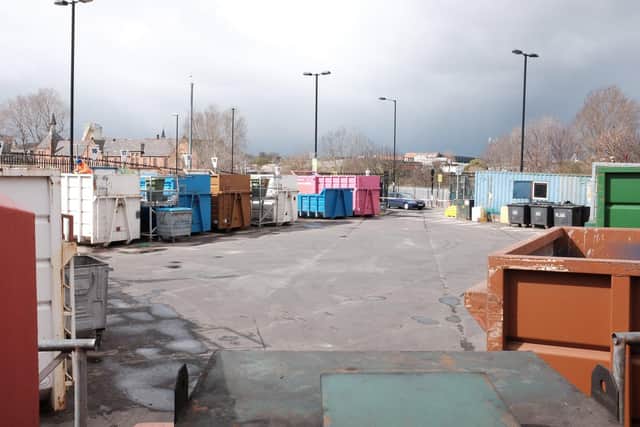Sunderland's existing household waste recycling site in Beach Street.