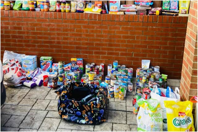 More than £1,000 worth of food was collected for Sunderland Foodbank.