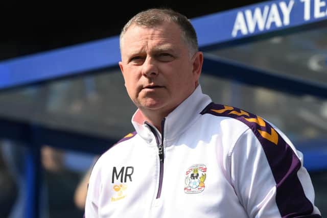 Mark Robins, manager of Coventry City. (Photo by Alex Broadway/Getty Images).