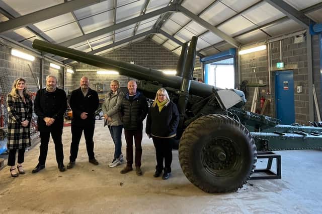 Seaham councillors combined their Area Action Partnership budgets to bring the gun to the town.