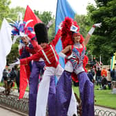 'Walkabout characters' will be part of the event, similar to those involved in the jubilee celebrations in 2022 (pictured).