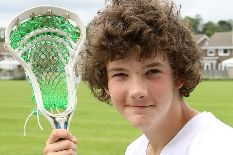 Sam Cooper of Chapel High School, chosen for the England U16 Lacrosse team