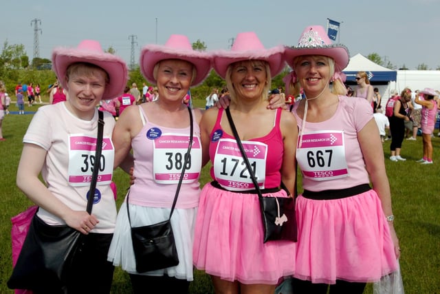 Fantastic headwear for the Race for Life 2010 at Herrington Country Park.