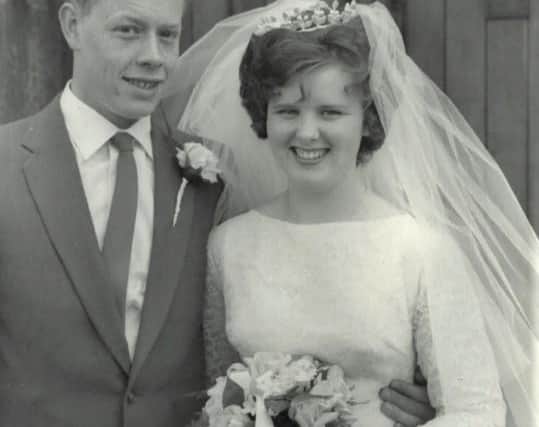 Back to their 1961 wedding day for Duncan and Ruth.