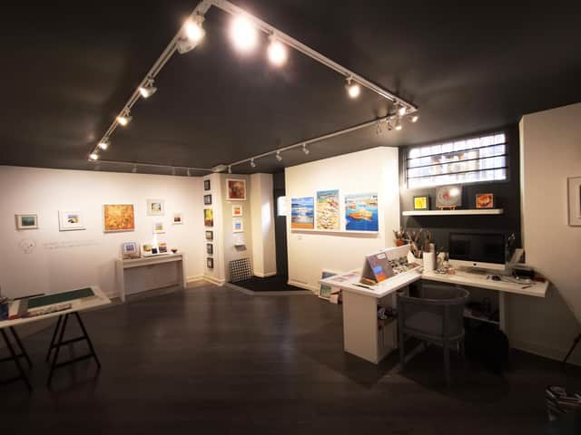The gallery and studio space has reopened