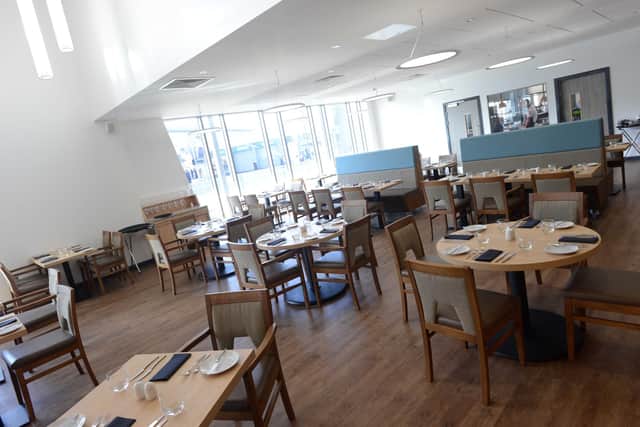 The 80-seater restaurant currently has reduced covers due to Covid