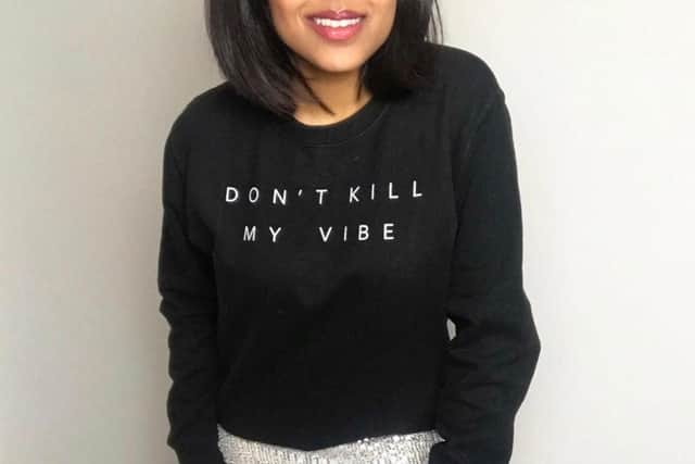 The Don't Kill My Vibe sweater is helping raise vital funds for children's cancer charity