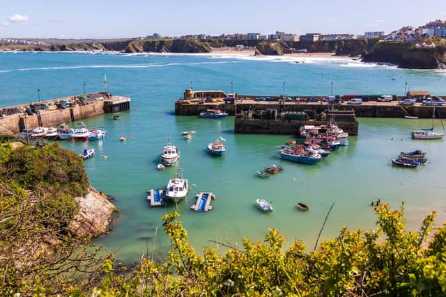 Newquay Harbour from where Newquay gets its name
