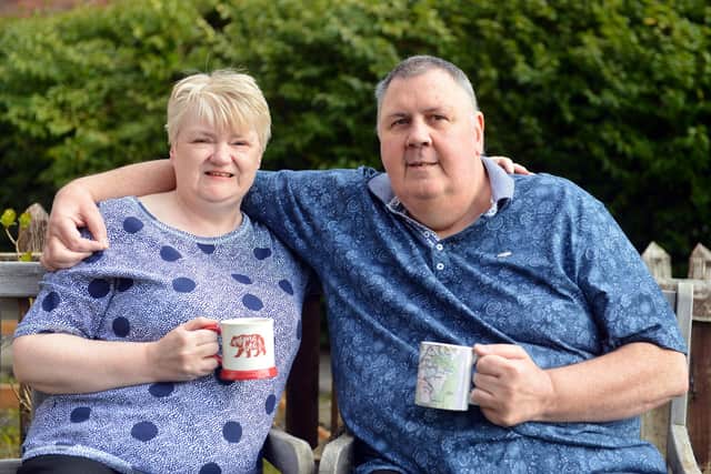 Peter and Sheila Kirkup have continued to recover from their health scares at home together.