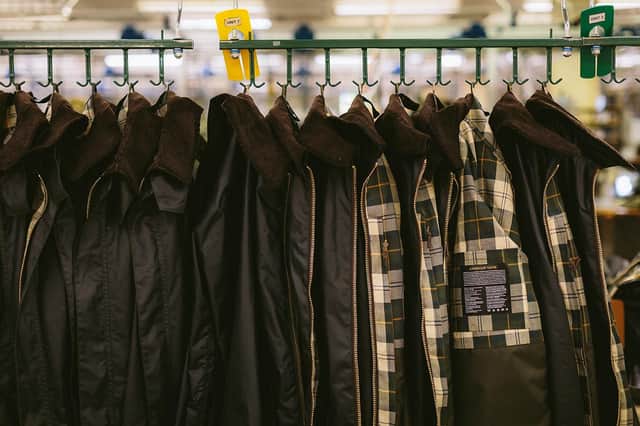Wax jackets are a trademark of the Barbour brand