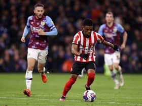 Amad Diallo playing for Sunderland against Burnley. (Photo by Naomi Baker/Getty Images)