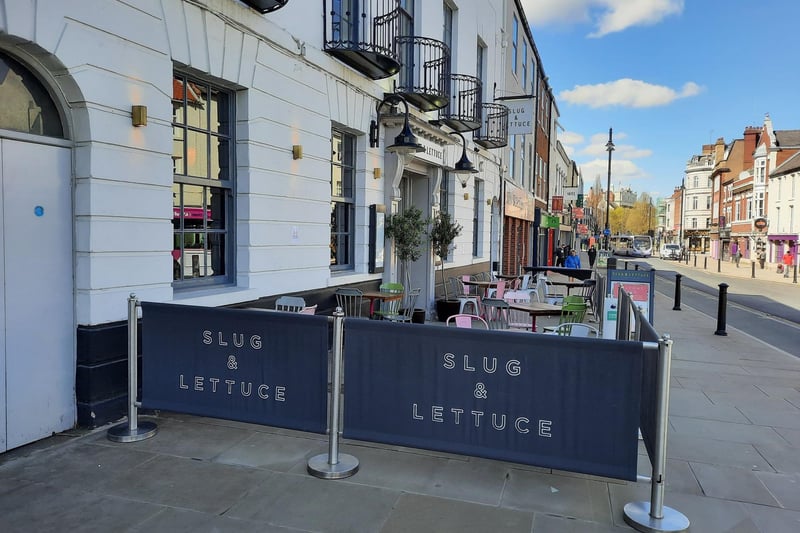 It was a slow start for outdoor business at the Slug and Lettuce in Hall Gate.