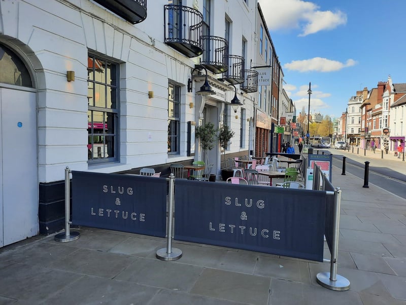 It was a slow start for outdoor business at the Slug and Lettuce in Hall Gate.