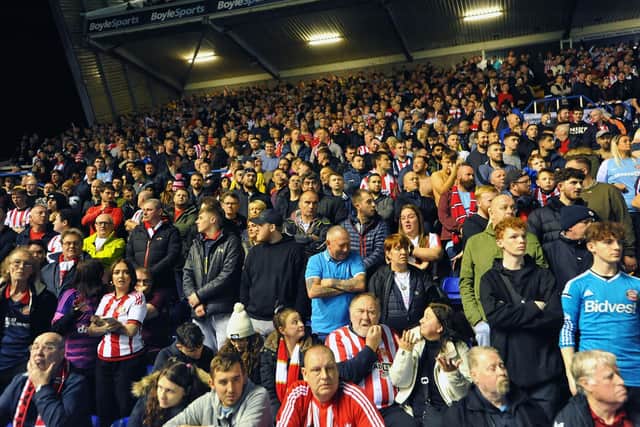 Sunderland fans at Birmingham.