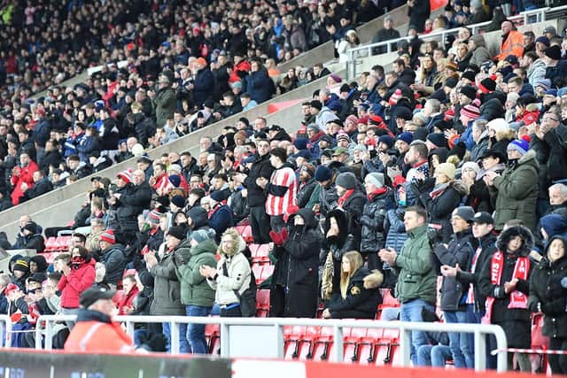 Sunderland fans at the Stadium of Light. Picture by FRANK REID