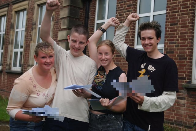 It's 2003 at Whitburn Comprehensive School and results day for these students. Recognise them?