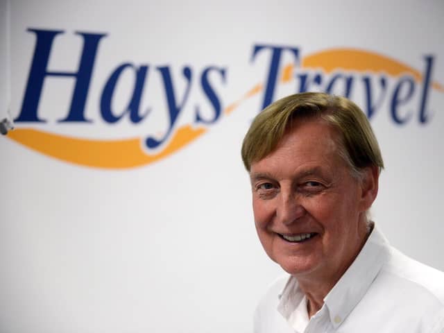 Hays Travel owner John Hays. The company is looking to take on self-employed travel consultants.