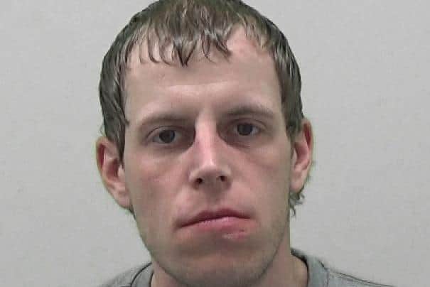 Ryan Richardson, from Sunderland, has been jailed for unlawfully possessing a bladed article in public.