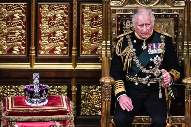 Prince Charles during the 2022 State Opening of Parliament
