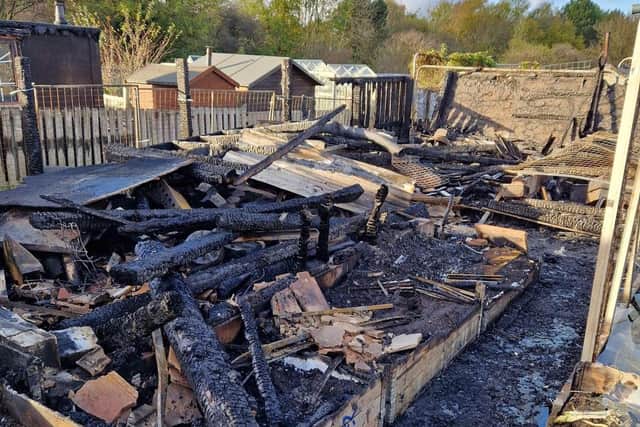 A fundraiser hopes to help restore the log cabin at the allotment.