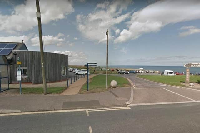 Seaham Hall Beach car park cordoned off by police