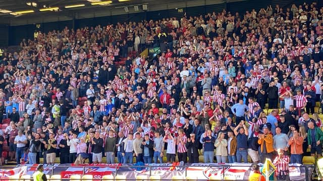 Sunderland fans at Watford. Picture by FRANK REID
