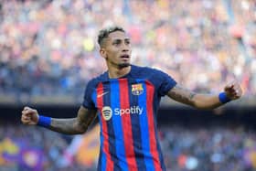 Newcastle United have been linked with a move for Barcelona winger Raphinha this summer (Photo by Josep LAGO / AFP) (Photo by JOSEP LAGO/AFP via Getty Images)