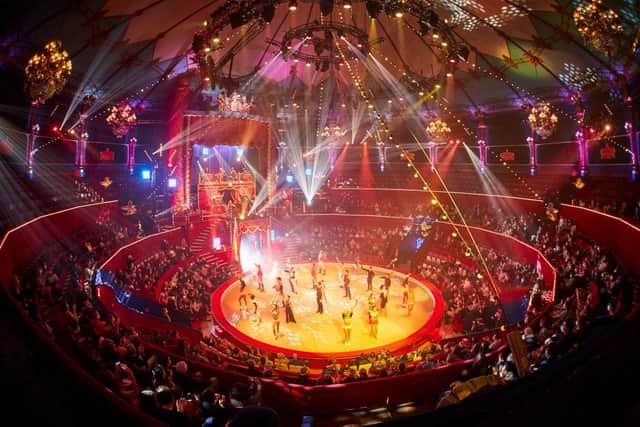 'English football is a circus', according to our writer Liam Kennedy. (Pictured: Cirque d'Hiver's new show 'Dingue' on October 17, 2020 in Paris, France)