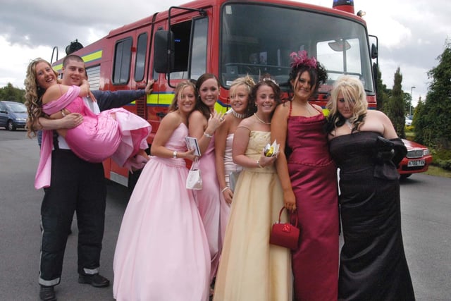 Farringdon Community College students got plenty of attention with their arrival at Ramside Hall in 2004.
